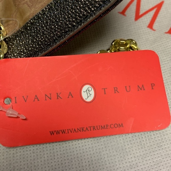 Ivanka Trump Bronze Gold Clutch New With Tags - Picture 7 of 10